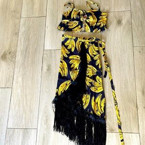 Farm Rio banana skirt set
